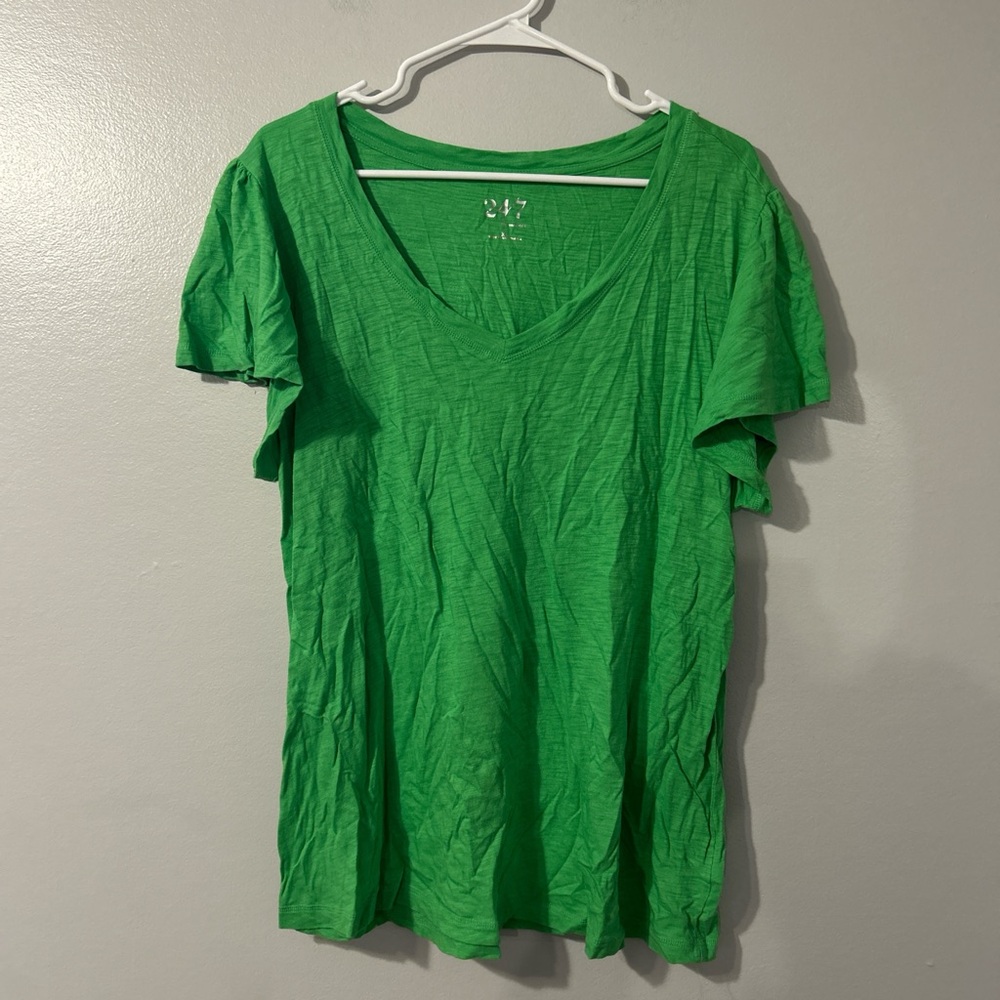 Maurices Vibrant Green Short Sleeve Tee